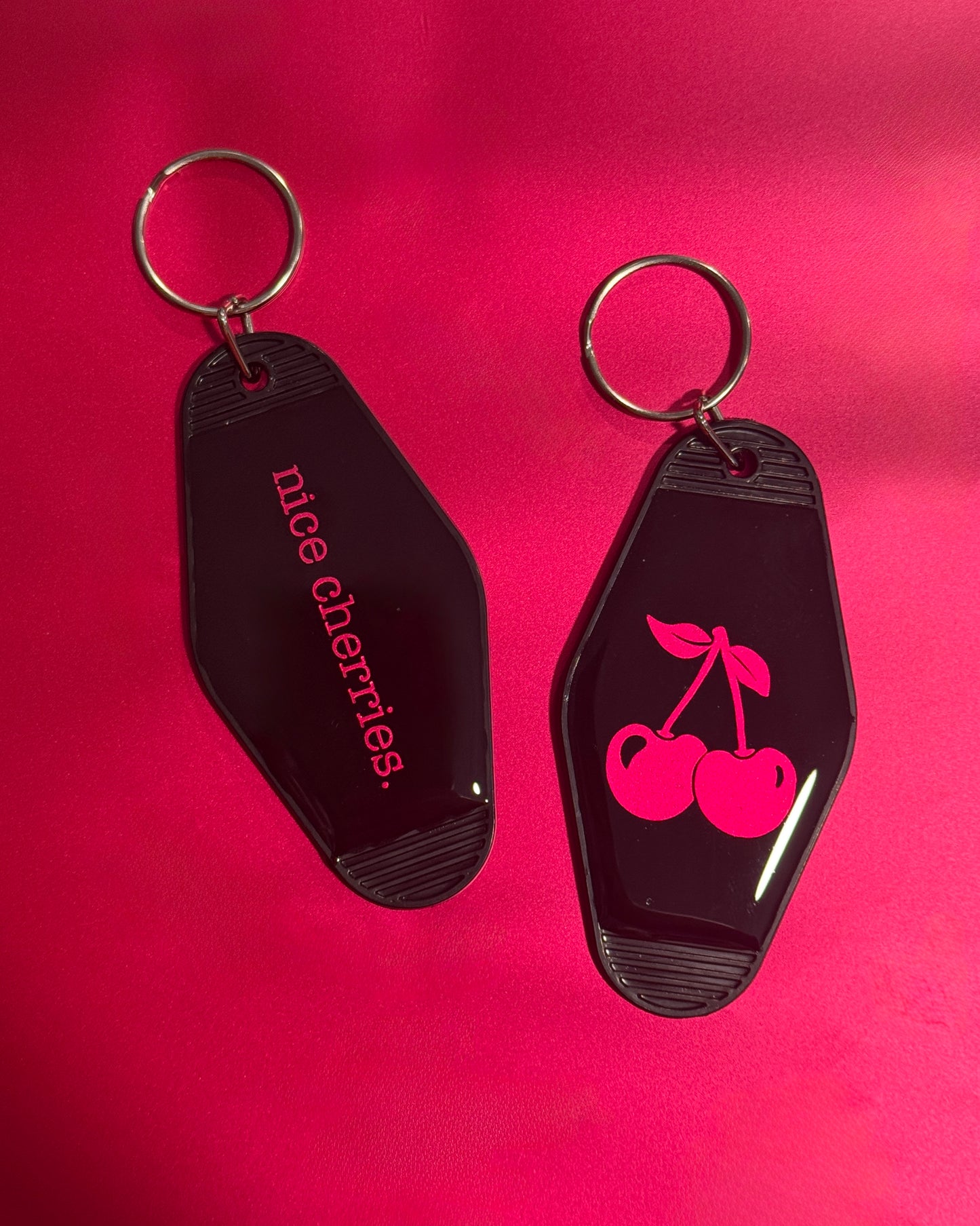 Hotel keychain: Cherries