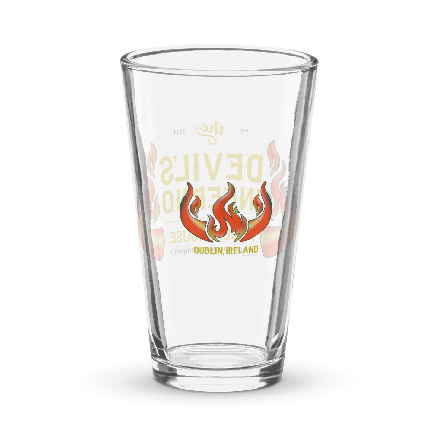 Devil’s Inferno Pub | Pint Glass