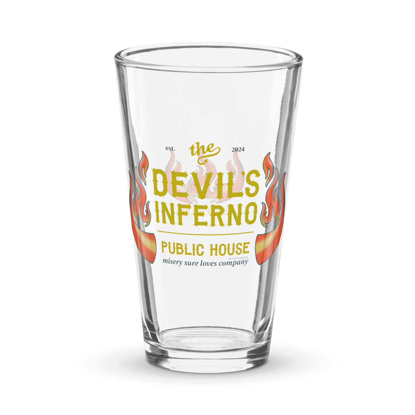 Devil’s Inferno Pub | Pint Glass