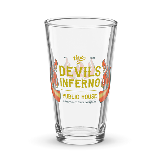 Devil’s Inferno Pub | Pint Glass