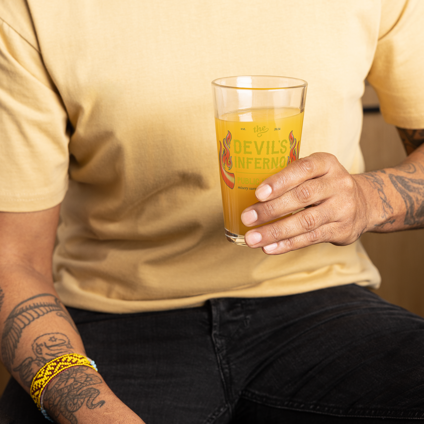 Devil’s Inferno Pub | Pint Glass