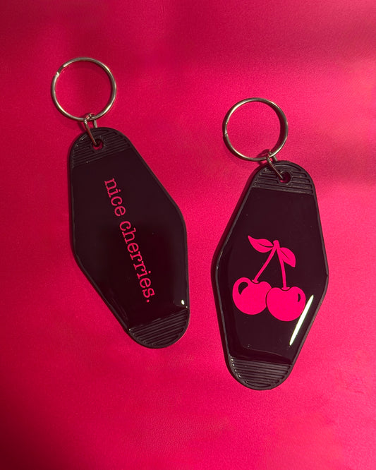 Hotel keychain: Cherries
