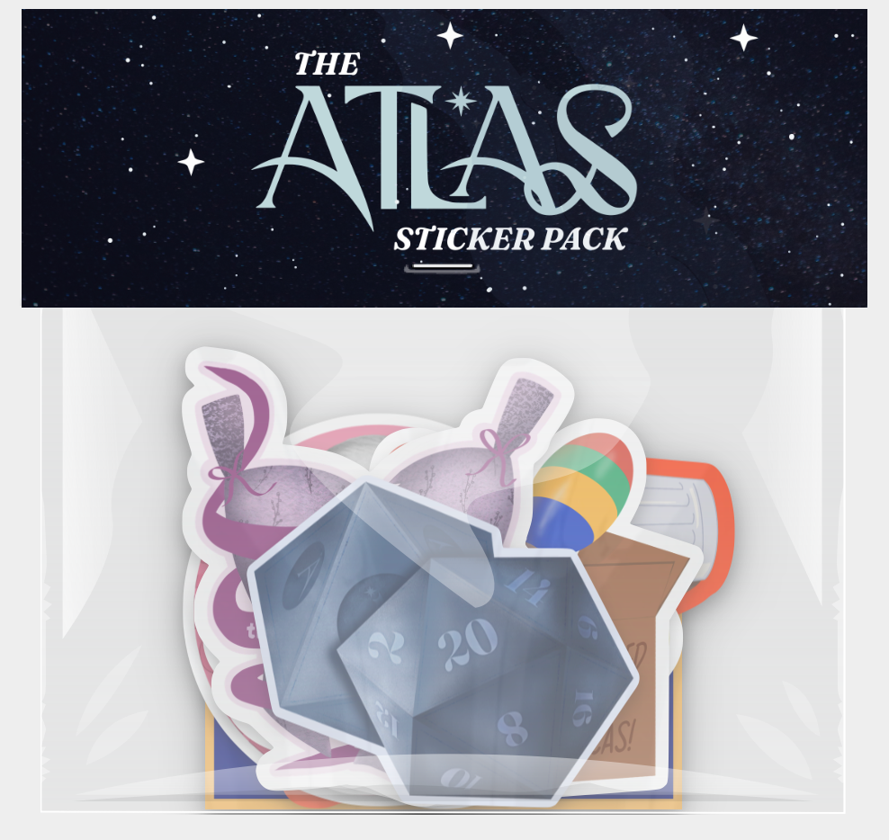 Atlas Logo Sticker Pack