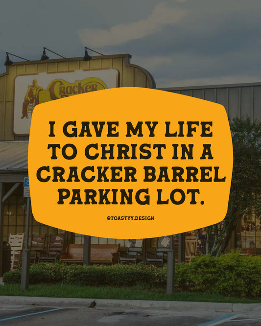 Christ in a Cracker sticker