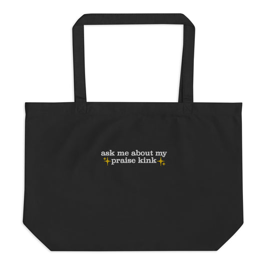 Praise Me | Large tote bag