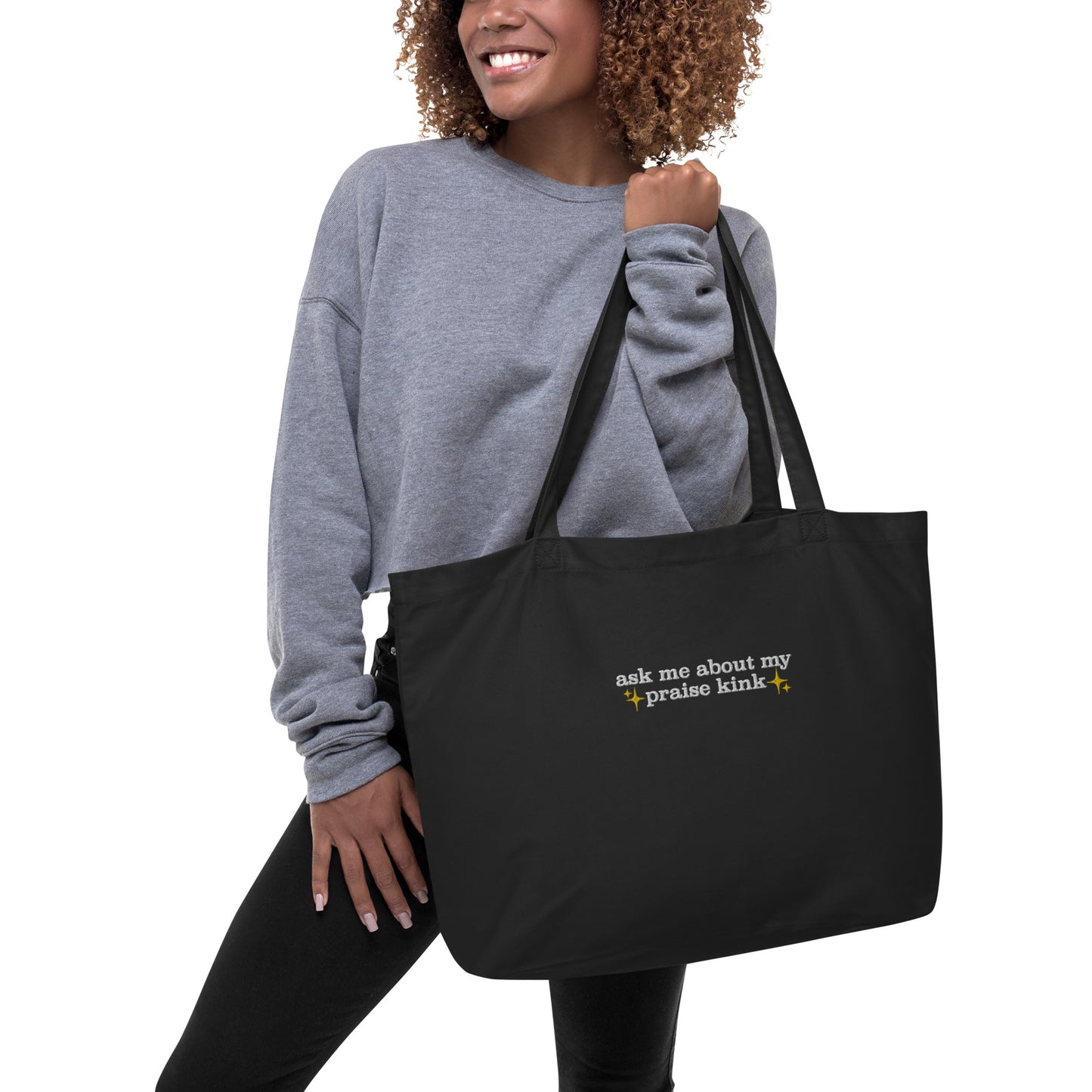 Praise Me | Large tote bag